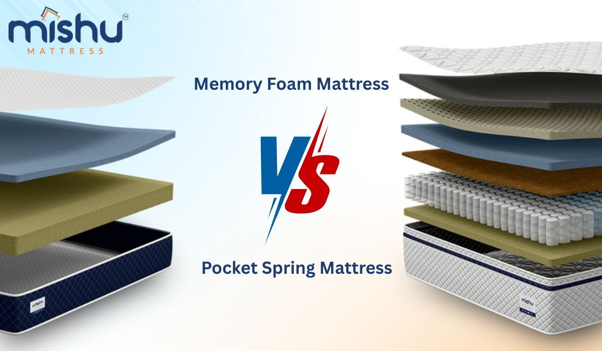Memory Foam vs Pocket Spring Mattress – Which One Is Right for u